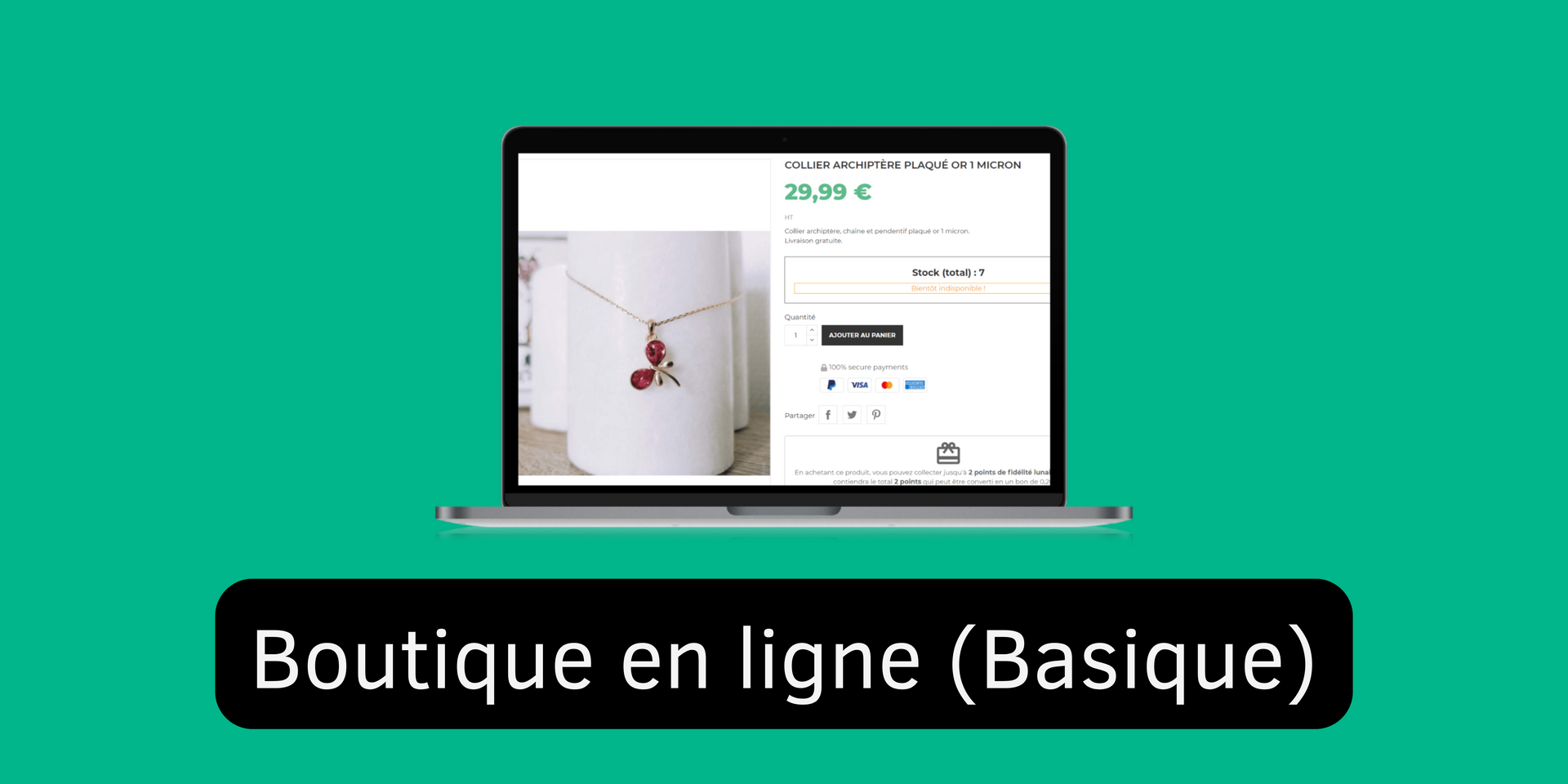 Démarrez le commerce en ligne